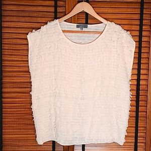 GRAY  Saks Fifth Avenue Top Sz M
